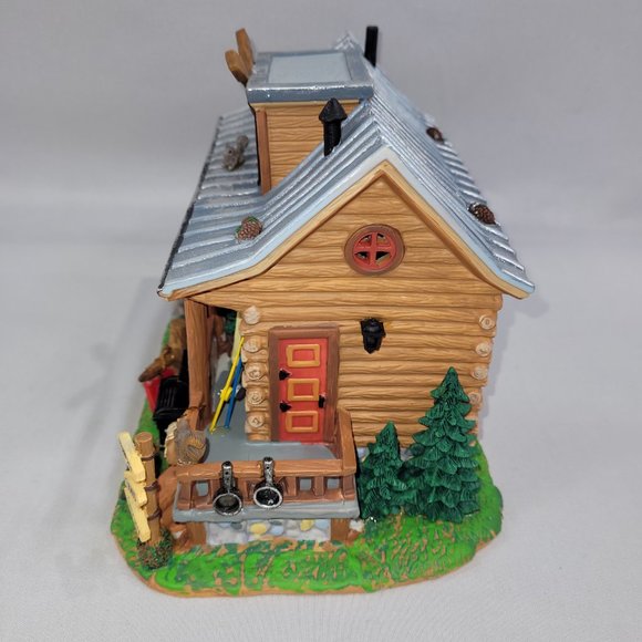 Lemax Signature 2010 Village Christmas Lighted Building Cedar Creek Outfitters - Picture 5 of 8